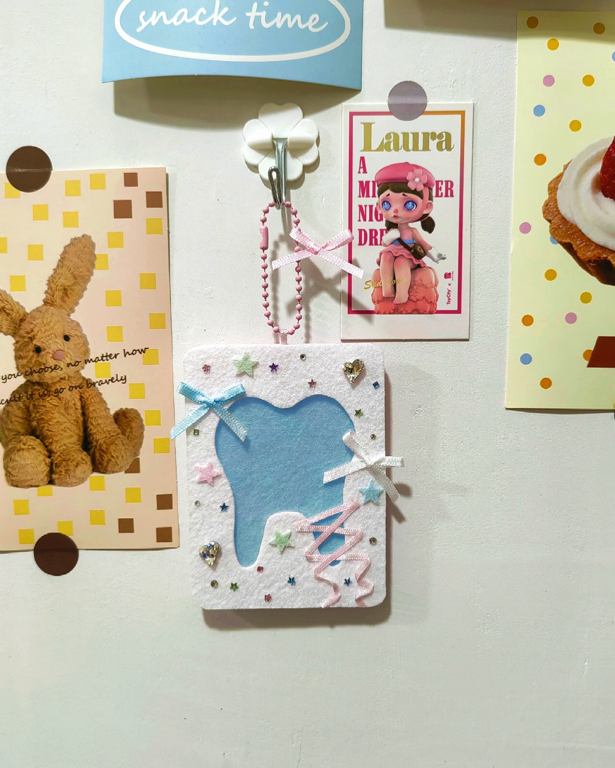Toothy PhotoCard/ Polaroid Holder